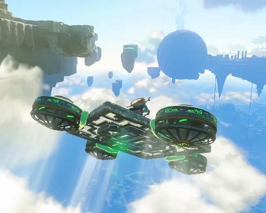 Игрок Zelda: Tears of the Kingdom строит космический шаттл, вдохновленный NASA.